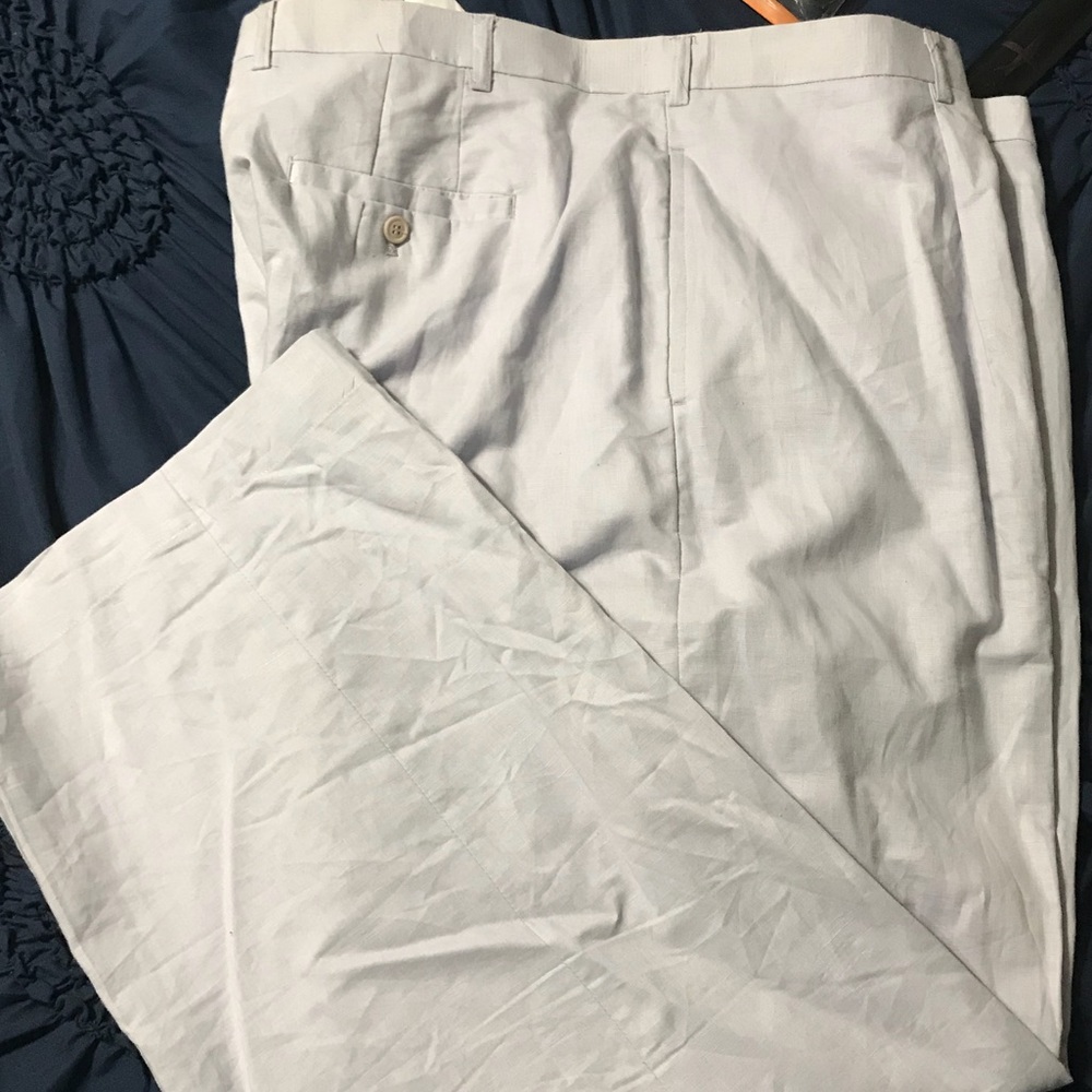 Creme Dress Pants for him